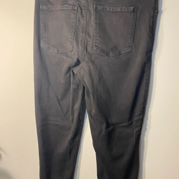 Spanx|| Vintage Distressed Ankle Skinny Jeans In Black Size Medium - Picture 10 of 10